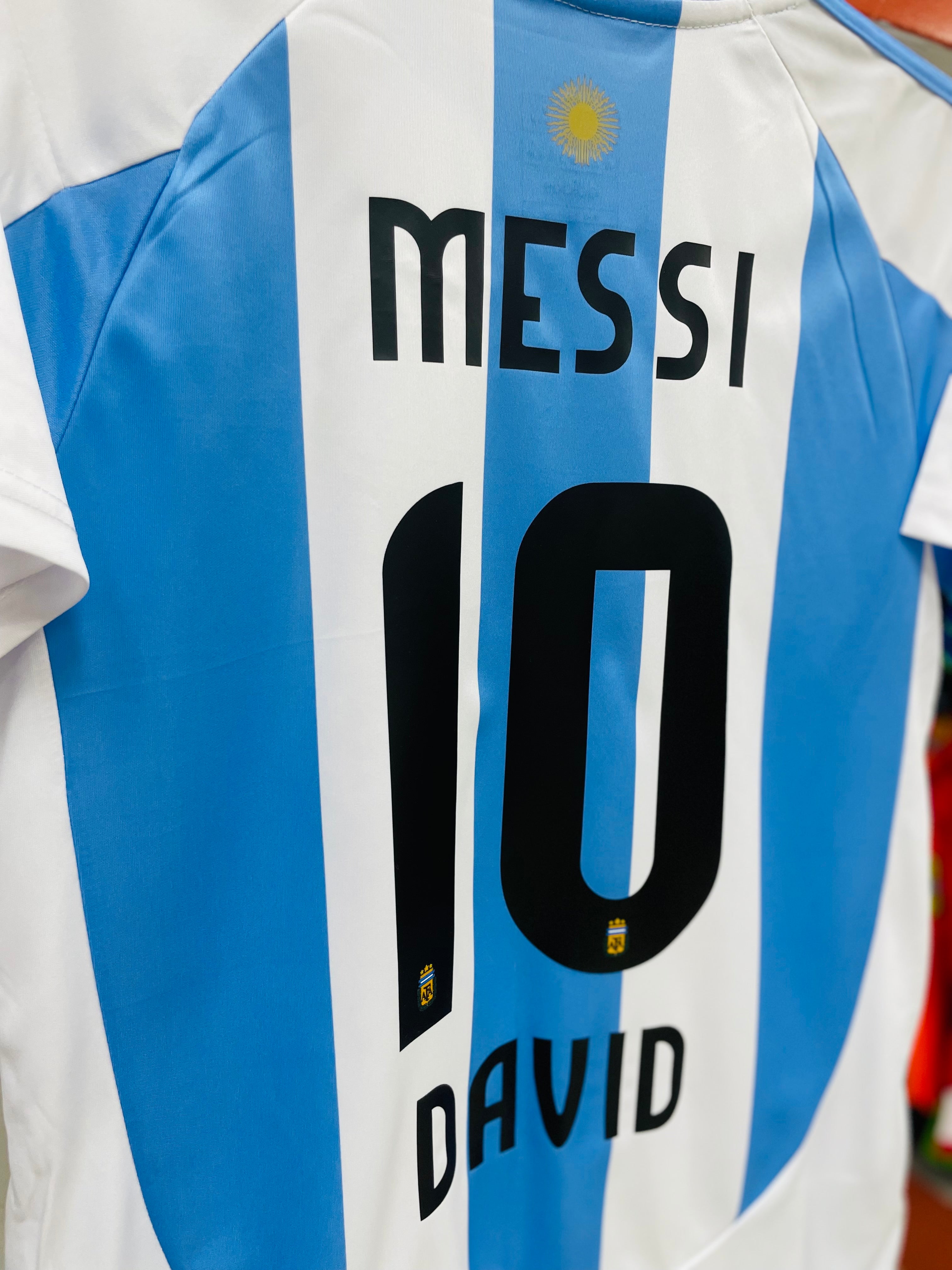 Personalización en Camisa Argentina