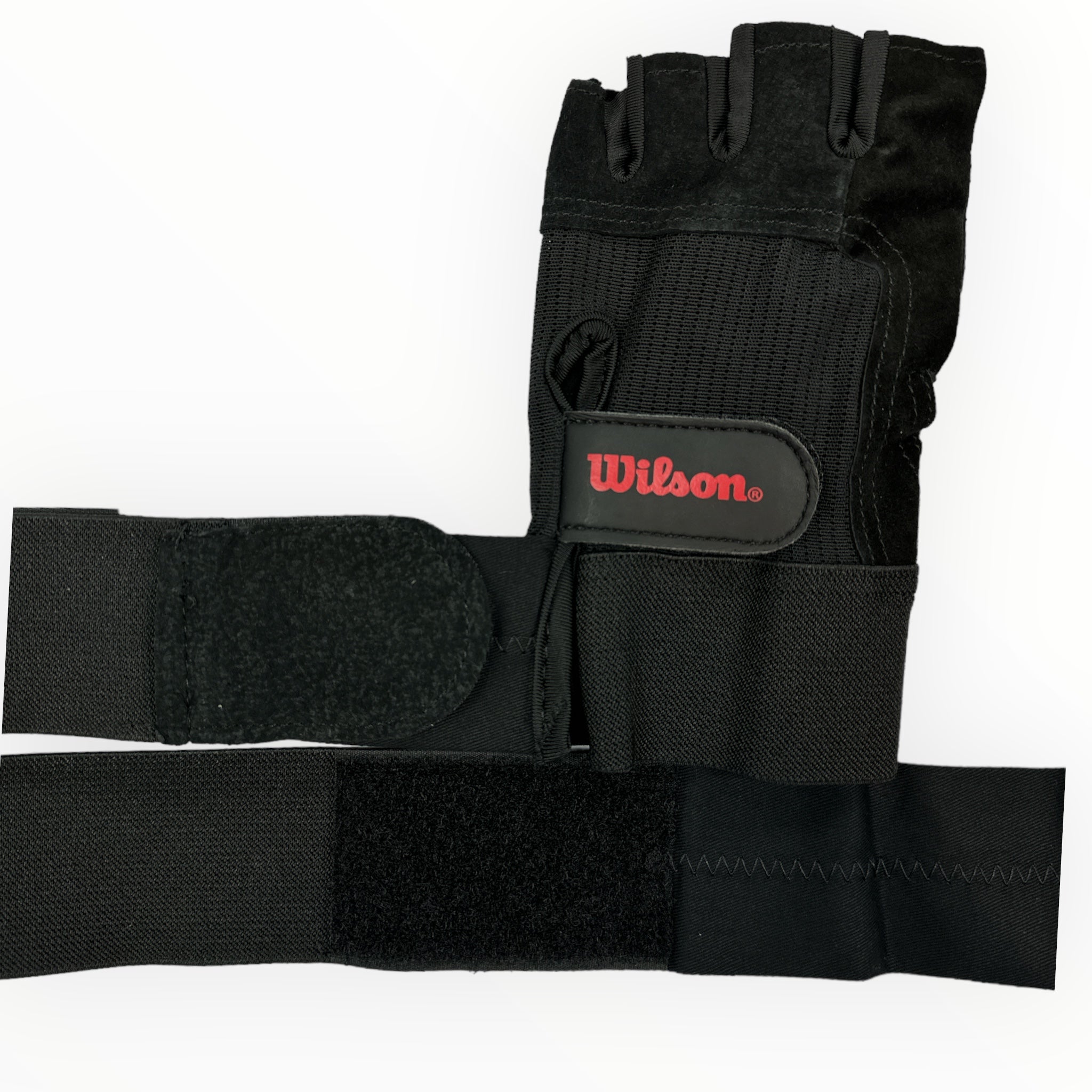 Guantes de Piel de cerdo para deporte y levantamiento de pesas con soporte en la muñeca