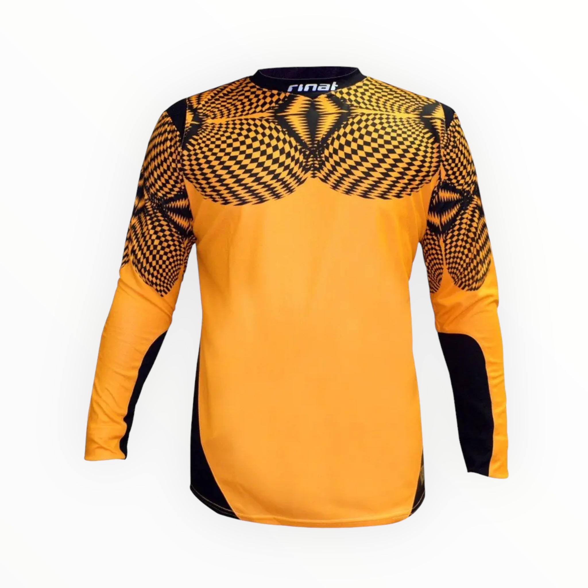 Camisa Rinat Naranja Neón/Negro