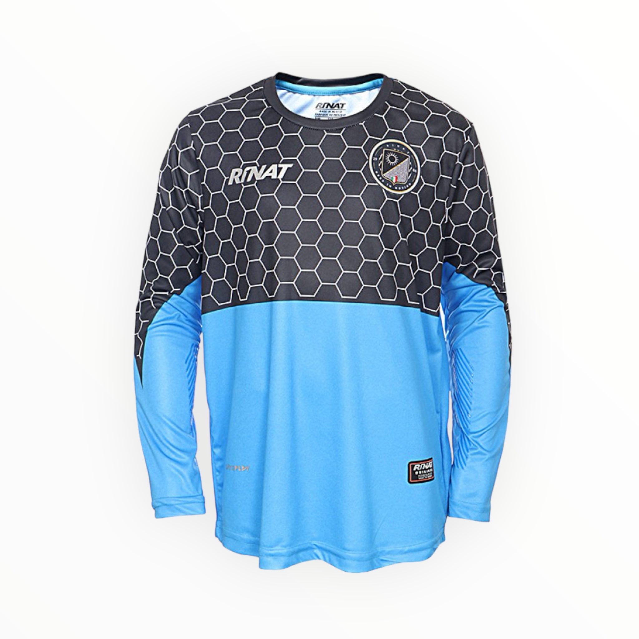 Camisa Rinat Lajud Celeste/Negro