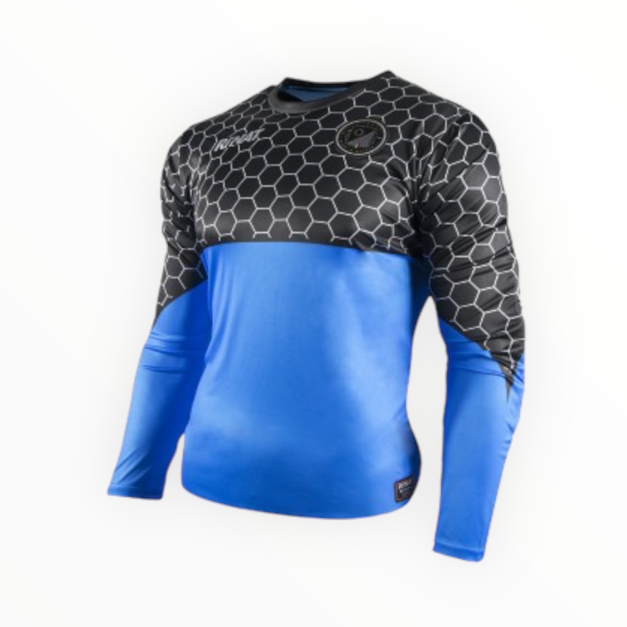 Camisa Rinat Lajud Azul/Negro