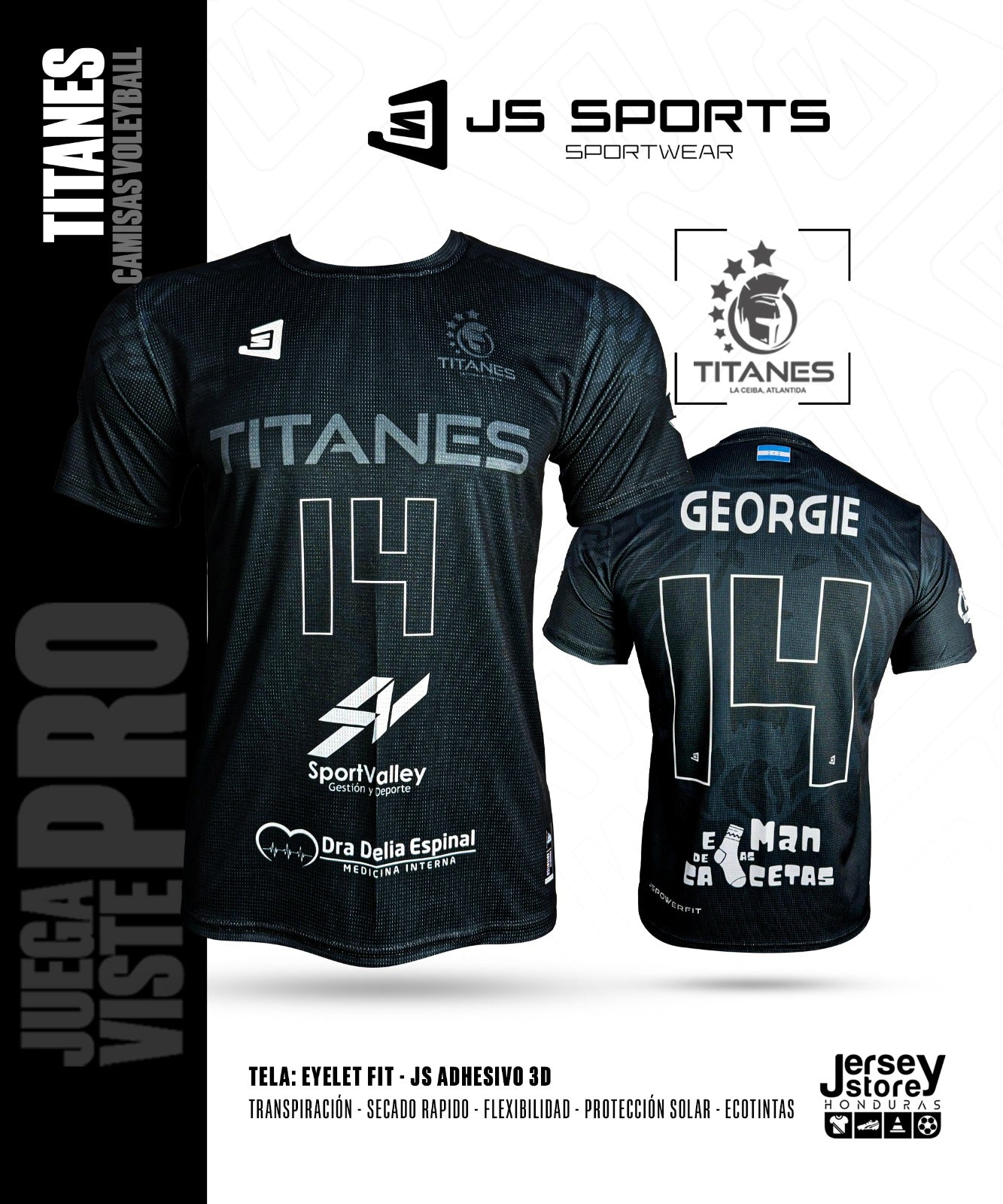 TITANES CAMISAS VOLEYBALL