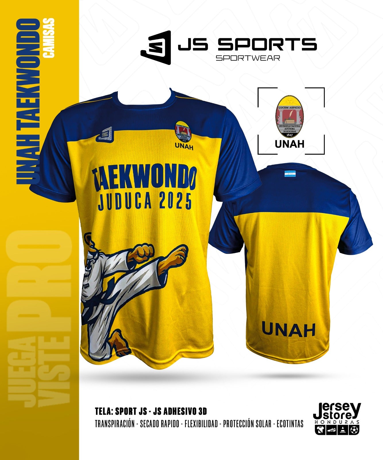 UNAH TAEKWONDO CAMISAS