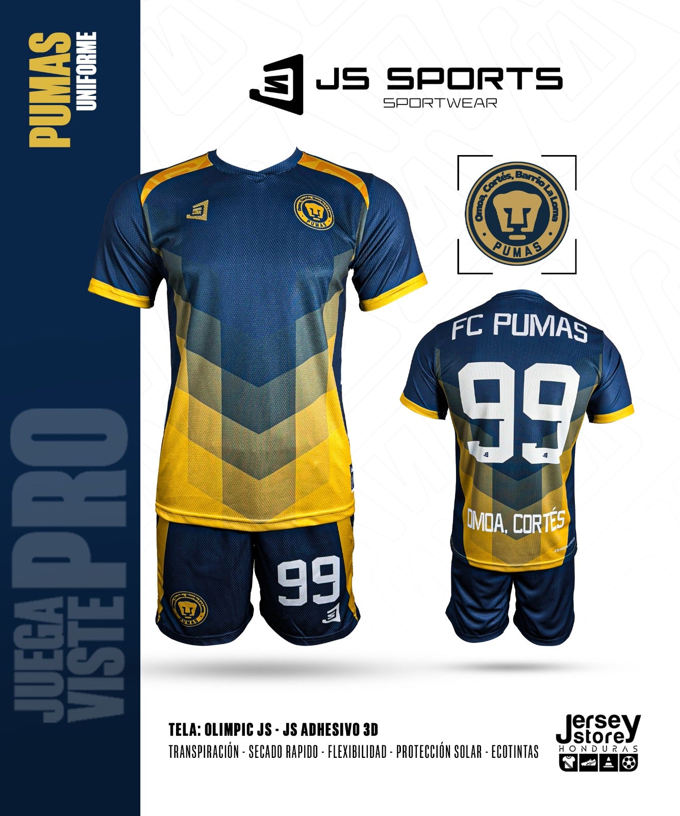 PUMAS UNIFORME