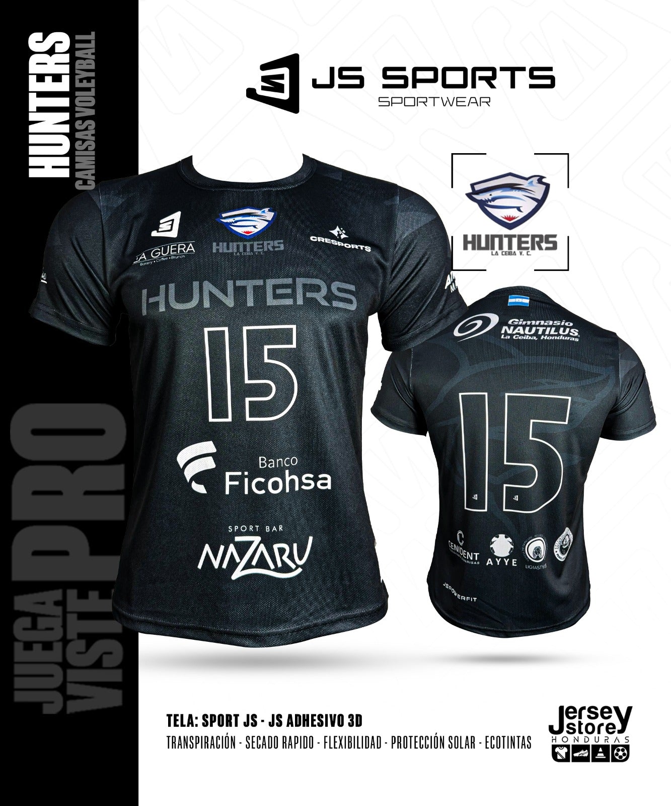HUNTERS CAMISAS VOLEYBALL