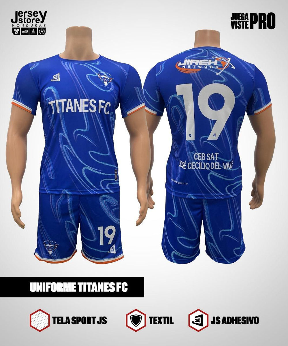 Uniforme Completo Titanes FC – Jersey Store HN