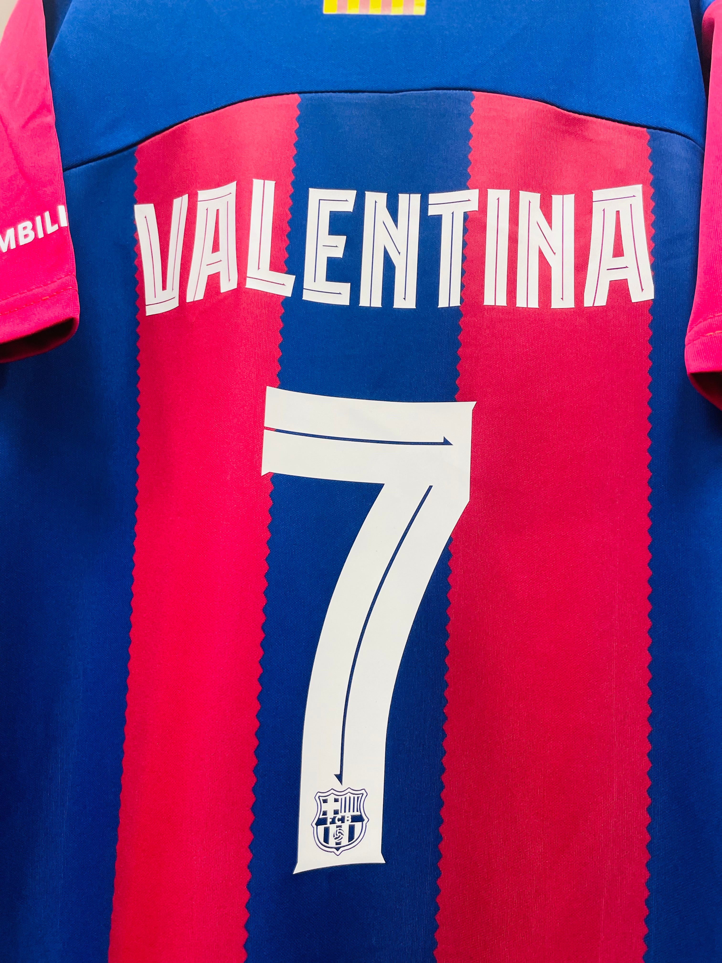 Personalización en Camisas FCB