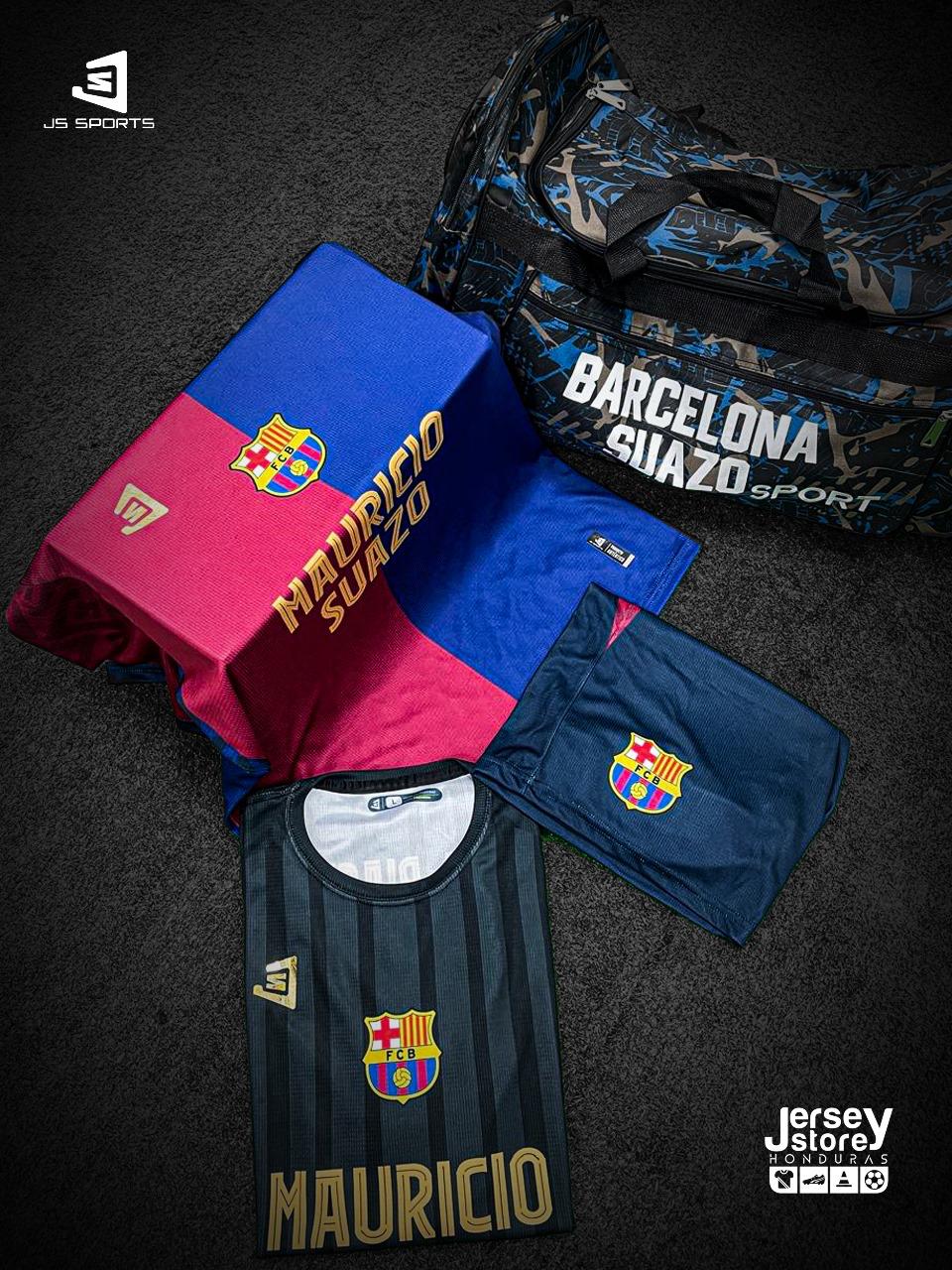 Uniforme completo FCB Mauricio Suazo