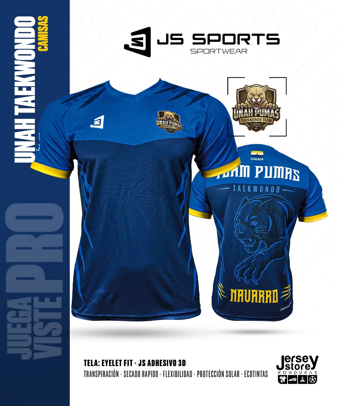 CAMISA UNAH TAEKWONDO