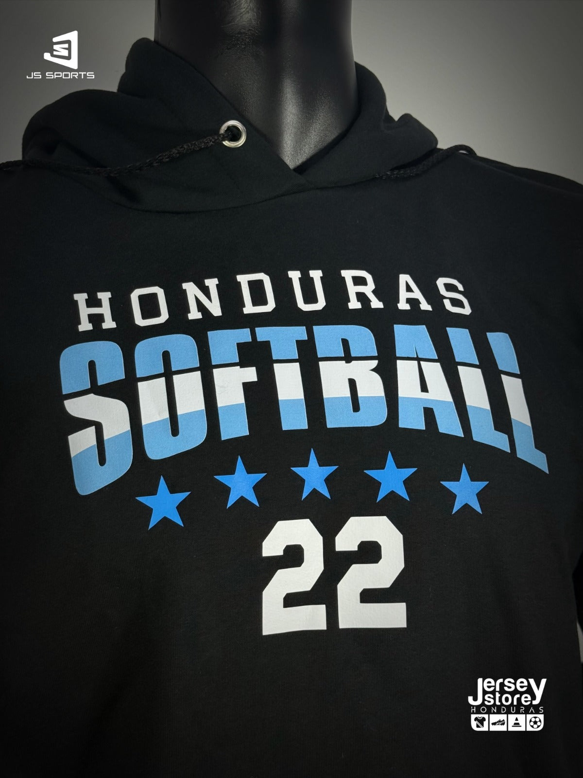 SUDADERA NEGRA DE SOFTBALL