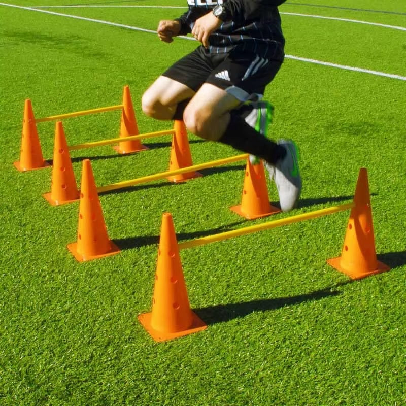 Conos + barras de salto