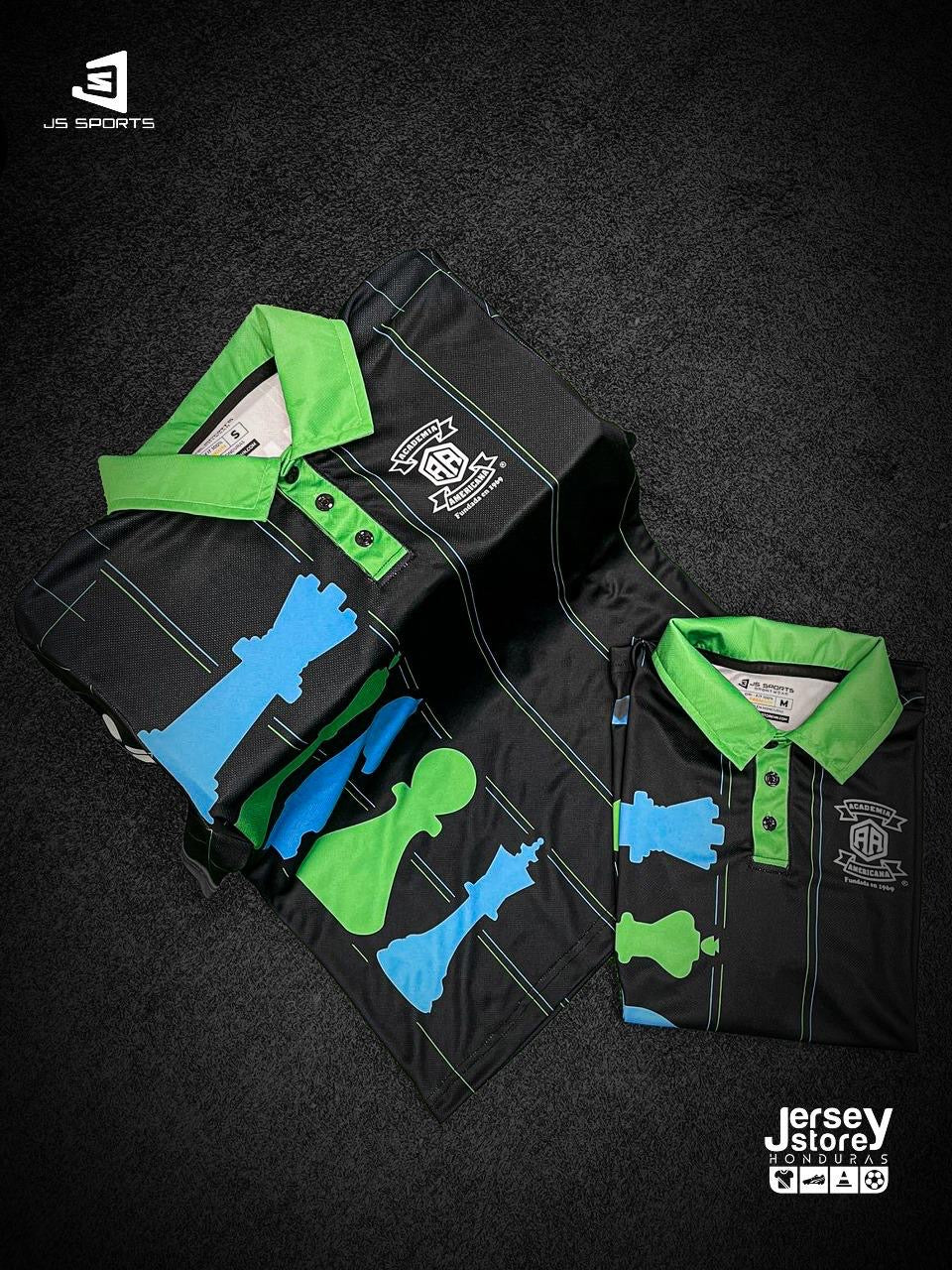 Camisa Polo Ajedrez Academia Americana