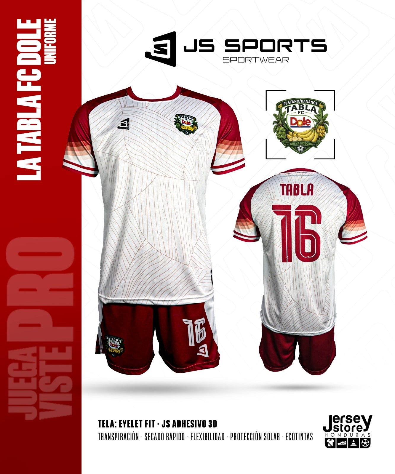 UNIFORME TABLA F.C. DOLE