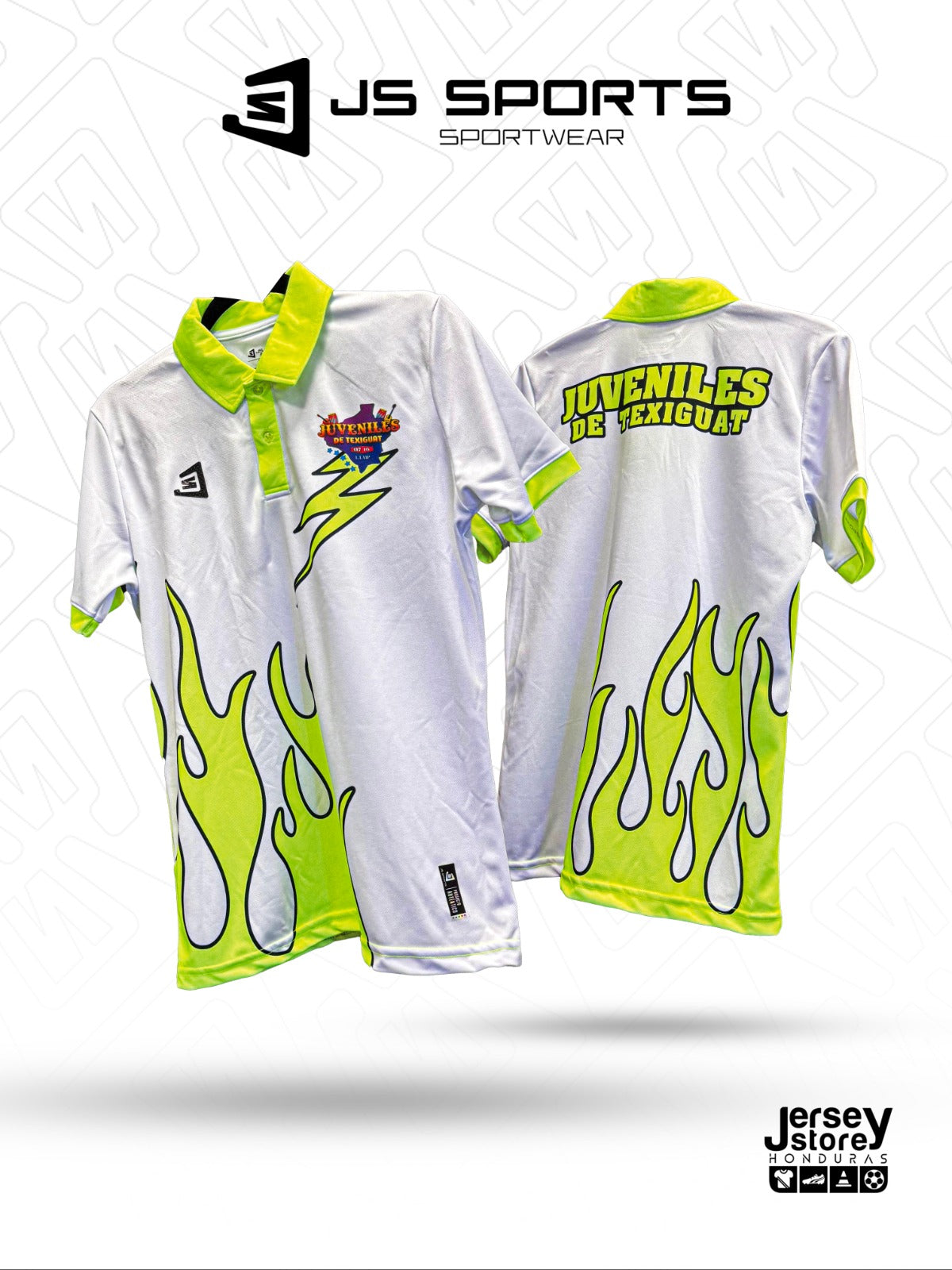 CAMISA POLOS FLUORECENTE DE JUVENILES DE TEXIGUAT