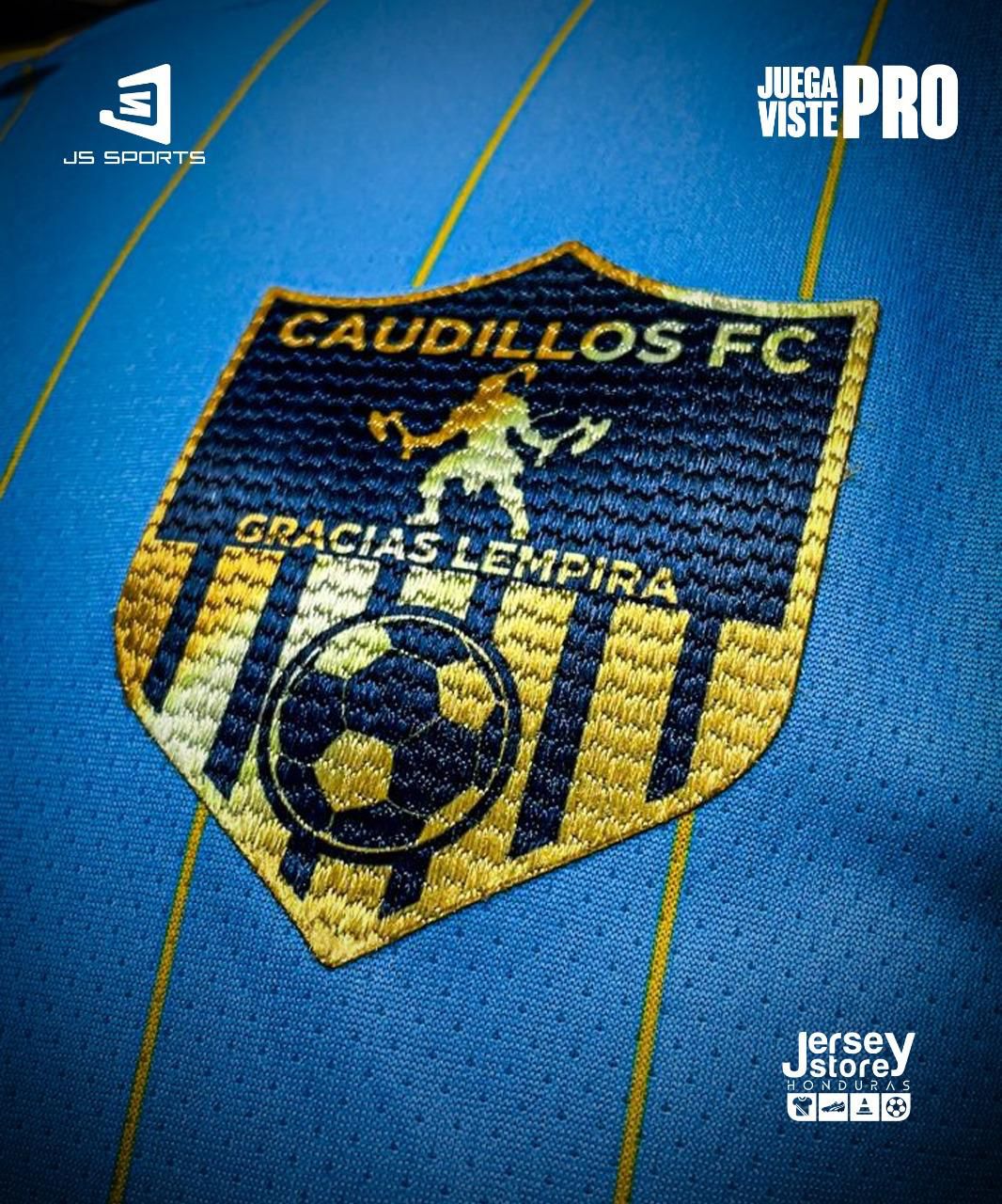 Uniformes completos Caudillos FC, con logo Texpro-3D