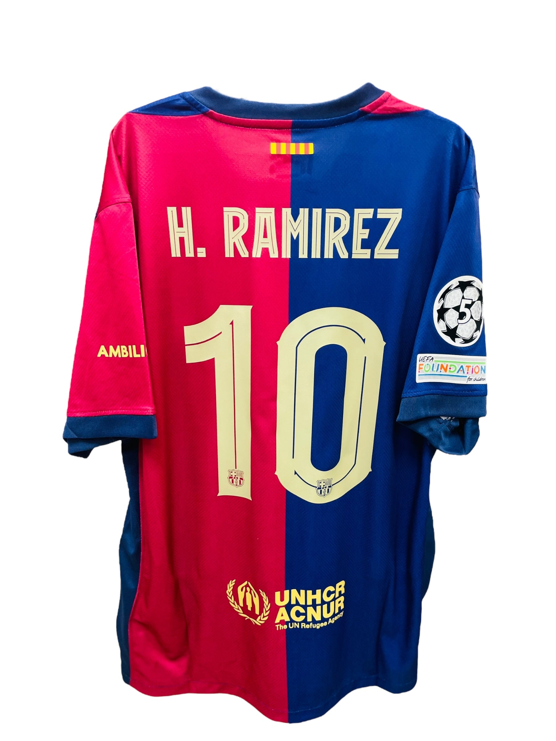 Personalización en Camisas FCB