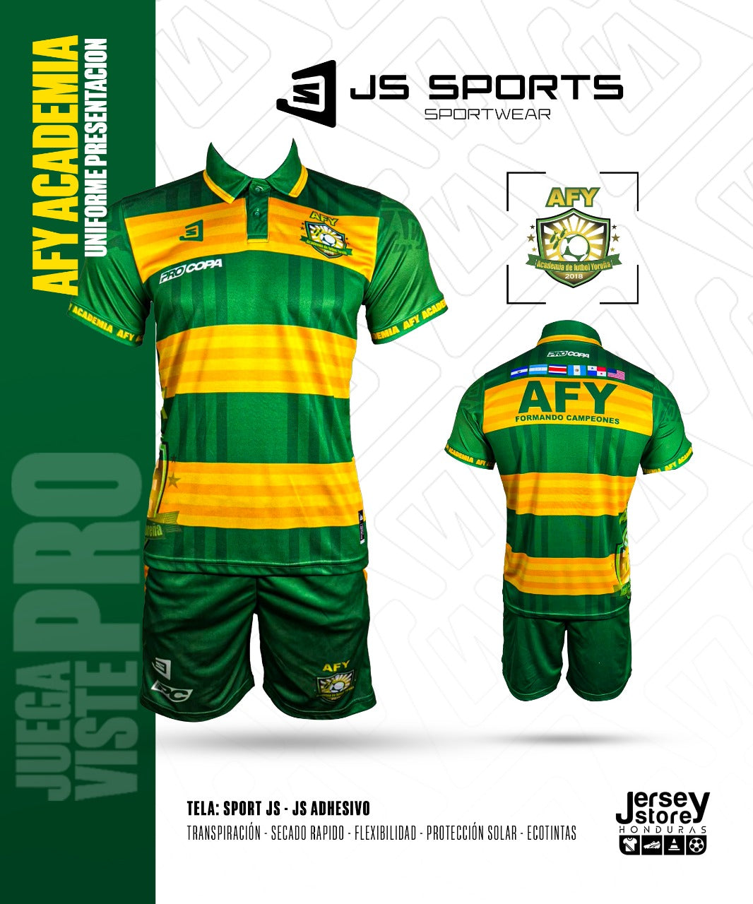 UNIFORME COMPLETO DE AFY