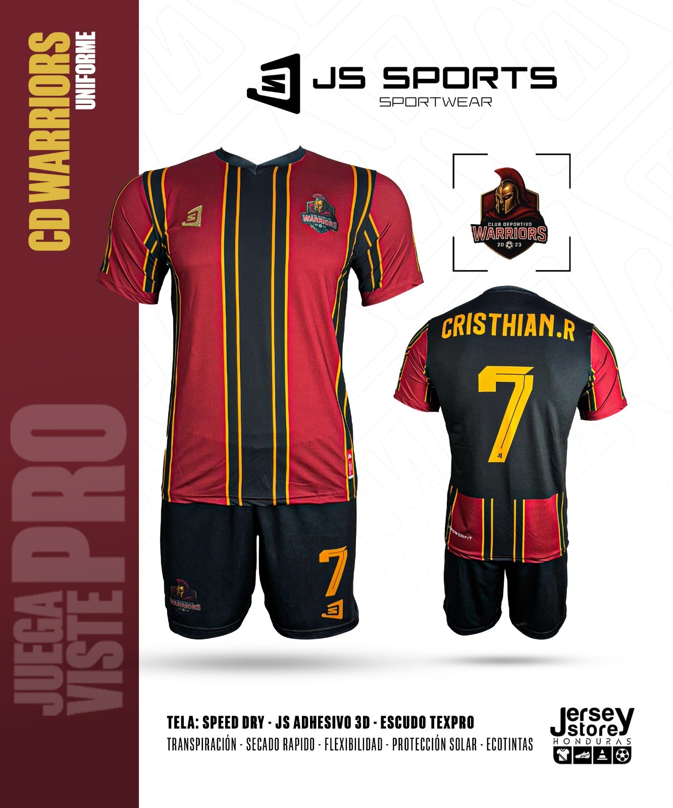 CD WARRIORS UNIFORME