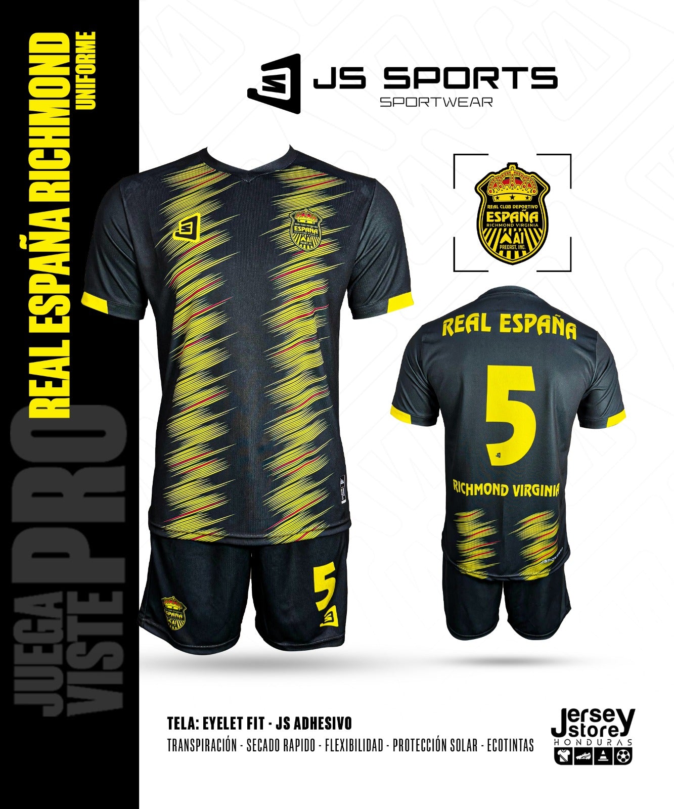 REAL ESPAÑA RICHMOND UNIFORME