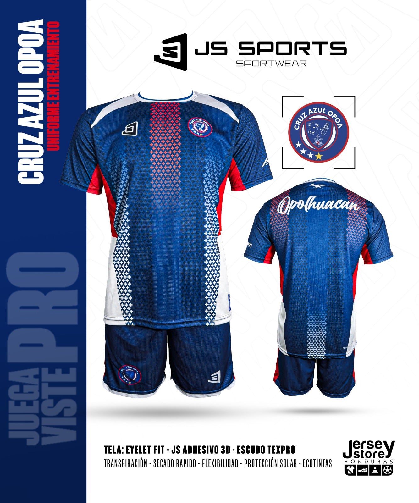 CRUZ AZUL OPOA UNIFORME DE ENTRENAMIENTO
