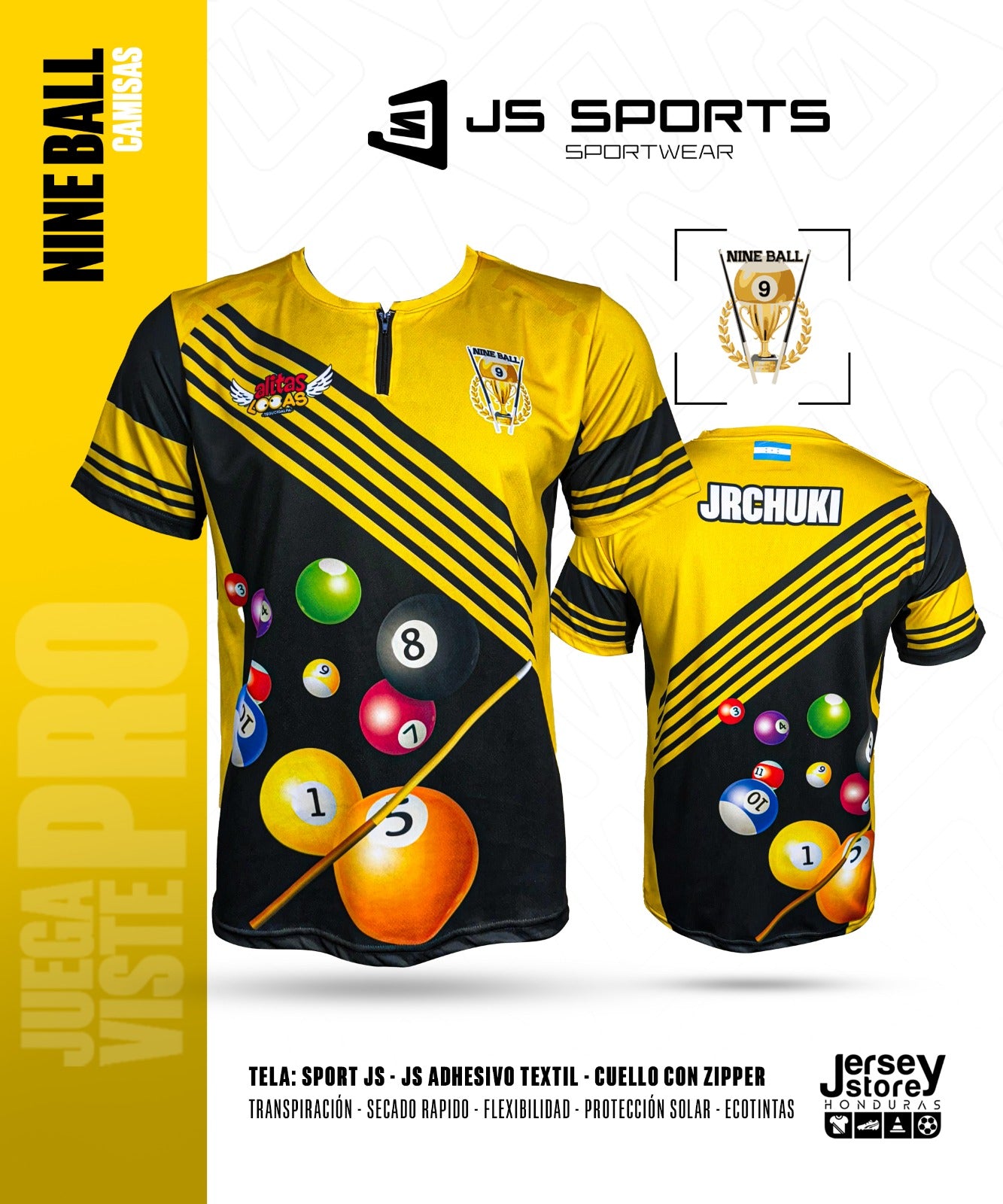 NINE BALL CAMISAS
