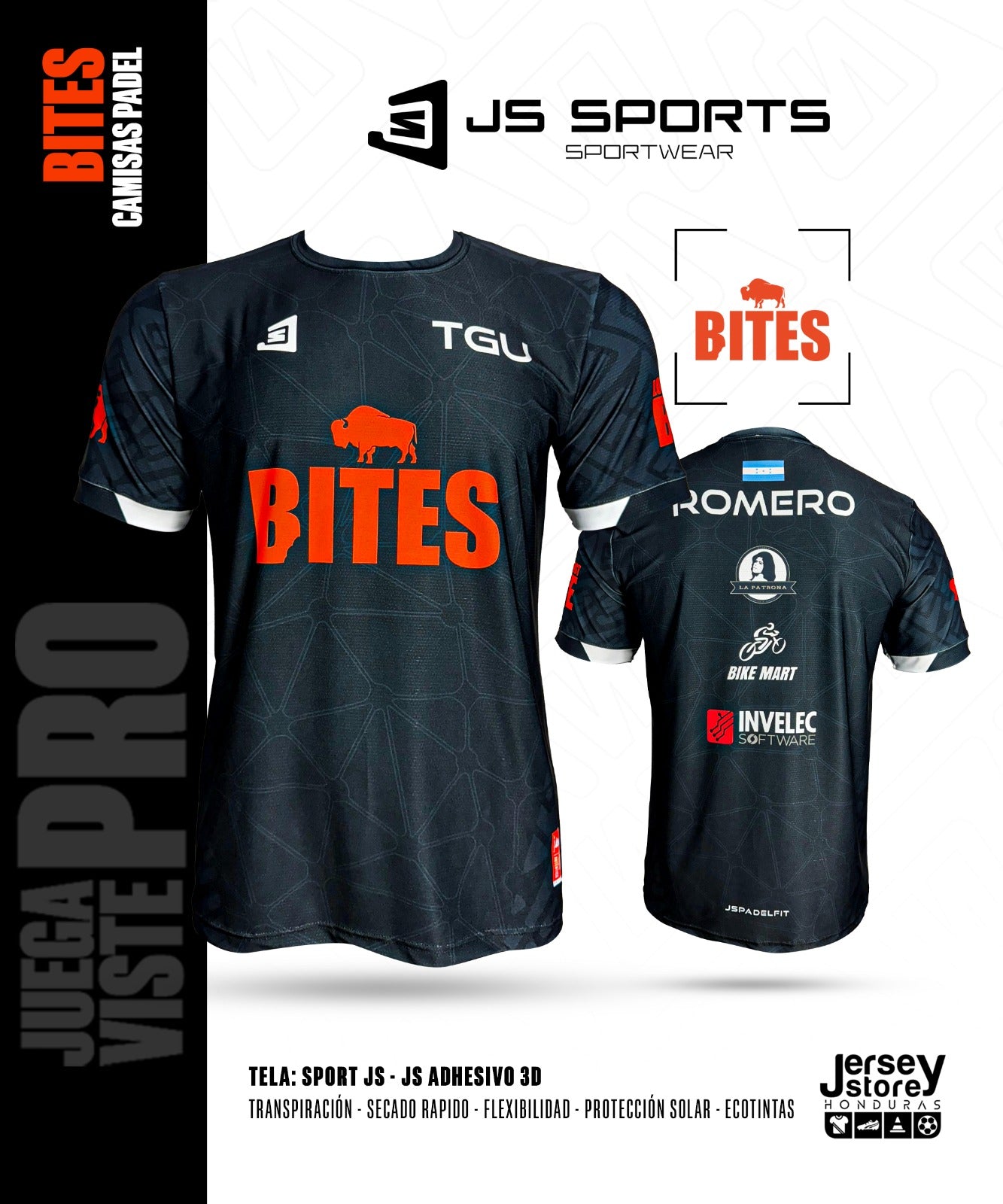 BITES CAMISAS PADEL