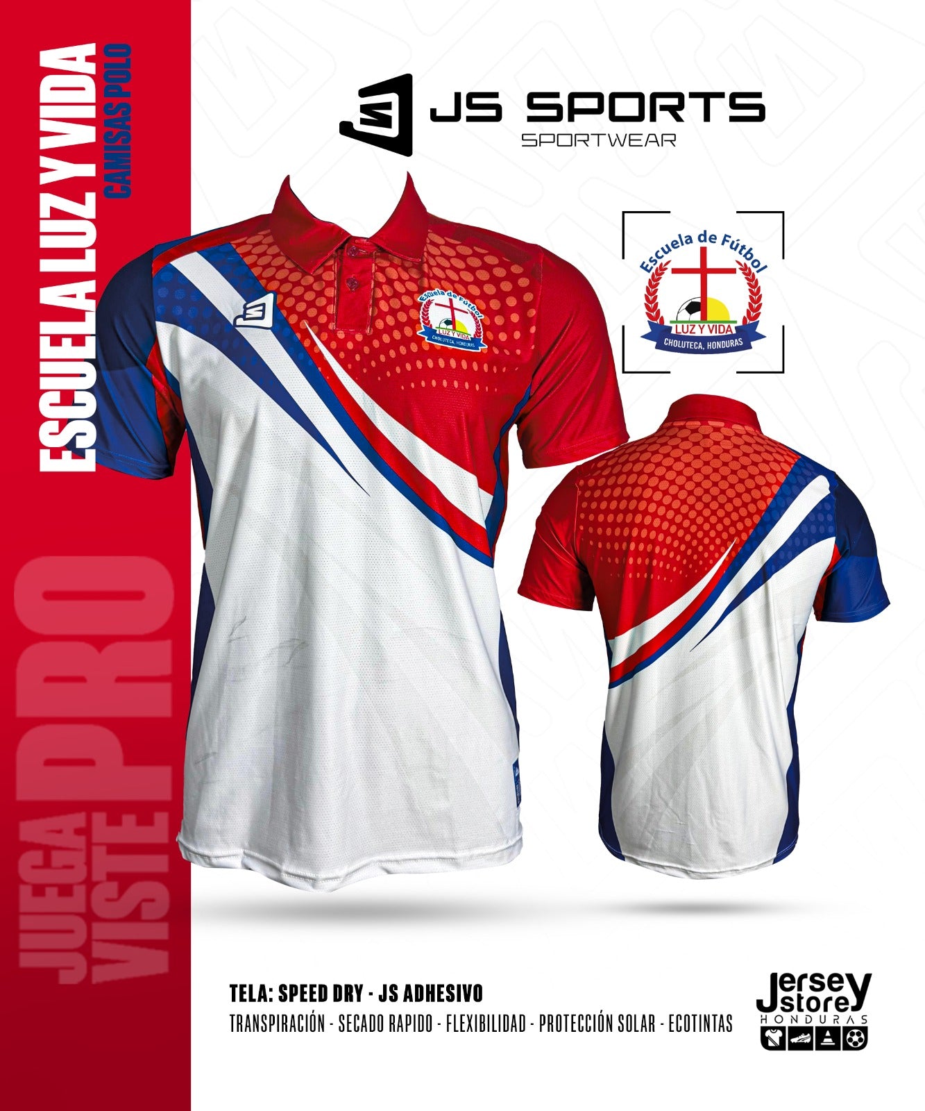 ESCUELA LUZ Y VIDA CAMISA POLO