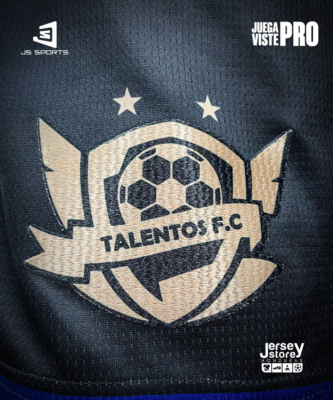 Uniforme Completo Talentos FC logo Texpro-3D