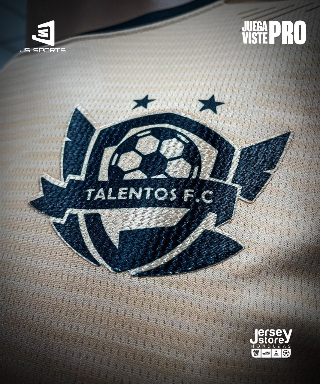 Uniforme Completo Talentos FC logo Texpro-3D